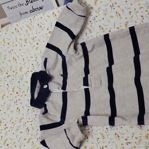 Polo by Ralph Lauren Kids Striped Shirt - Navy and Cream